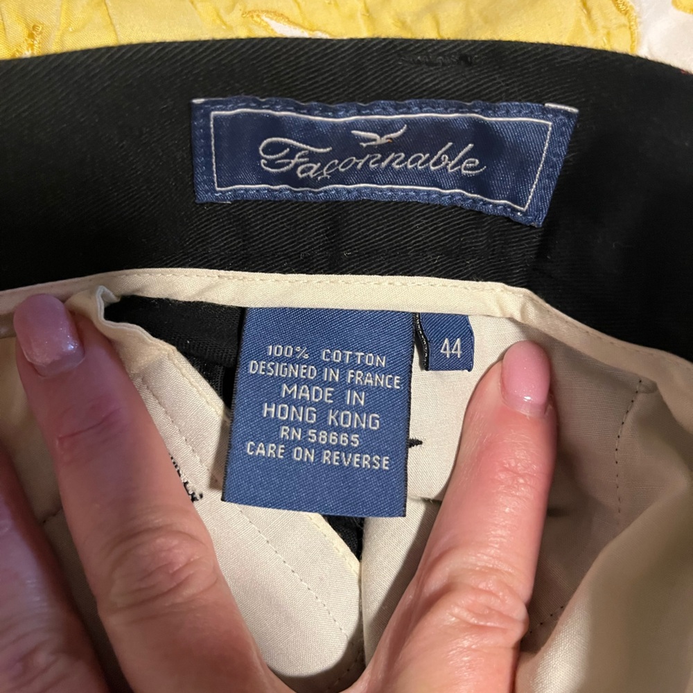 Faconnable Tan Cotton Men’s Pants